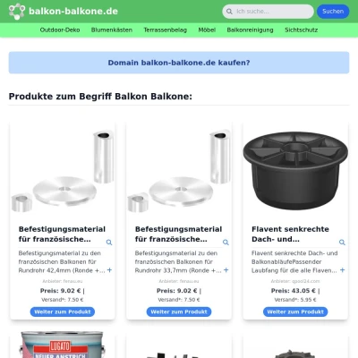 Screenshot balkon-balkone.de