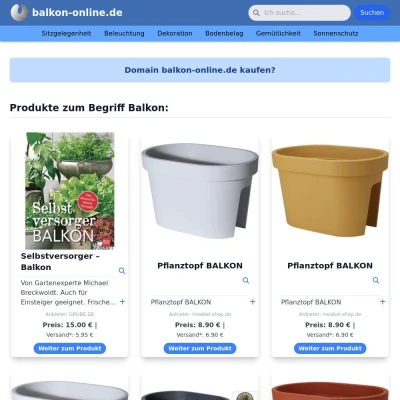 Screenshot balkon-online.de