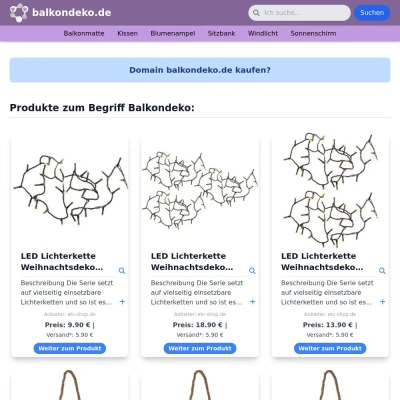Screenshot balkondeko.de
