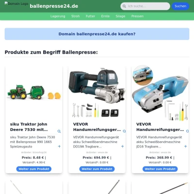 Screenshot ballenpresse24.de