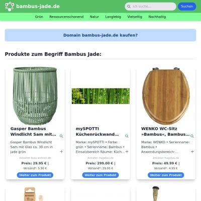 Screenshot bambus-jade.de