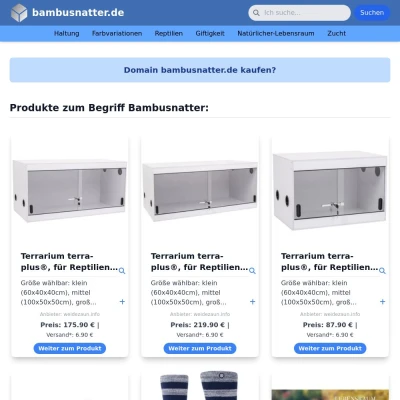 Screenshot bambusnatter.de