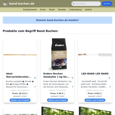 Screenshot band-buchen.de