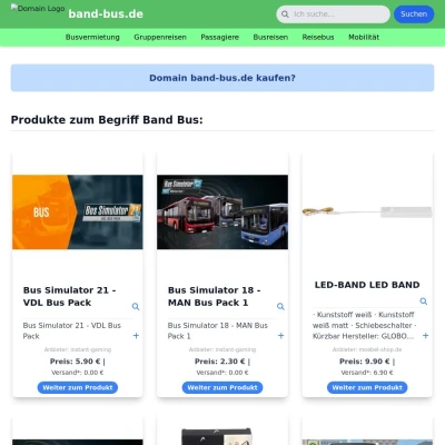 Screenshot band-bus.de