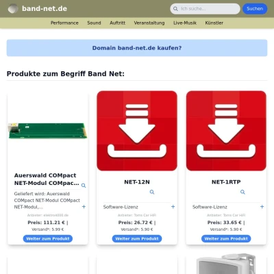 Screenshot band-net.de