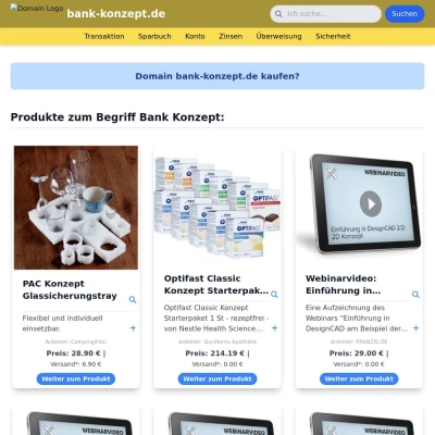 Screenshot bank-konzept.de