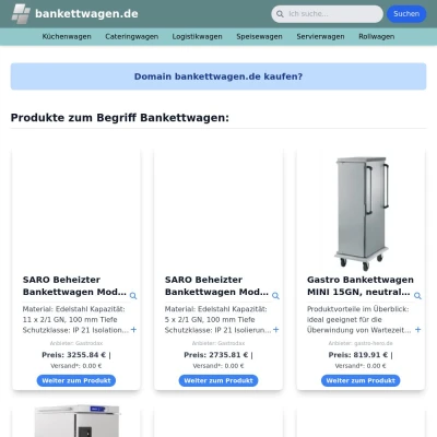 Screenshot bankettwagen.de