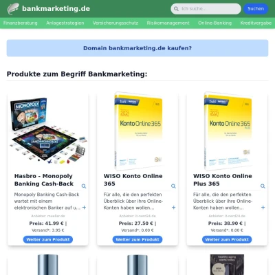 Screenshot bankmarketing.de