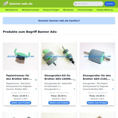 Screenshot banner-ads.de