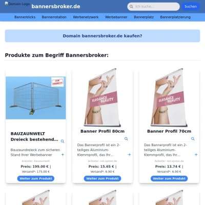 Screenshot bannersbroker.de