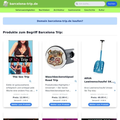 Screenshot barcelona-trip.de