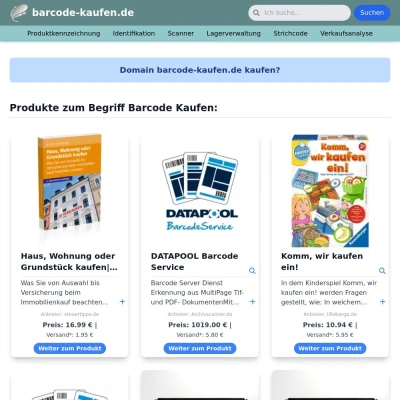 Screenshot barcode-kaufen.de