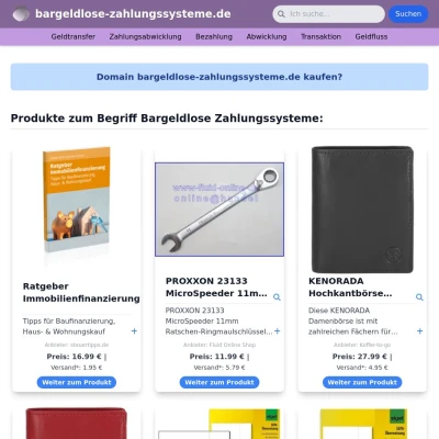 Screenshot bargeldlose-zahlungssysteme.de