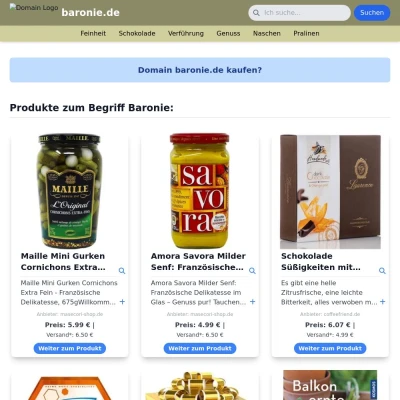 Screenshot baronie.de