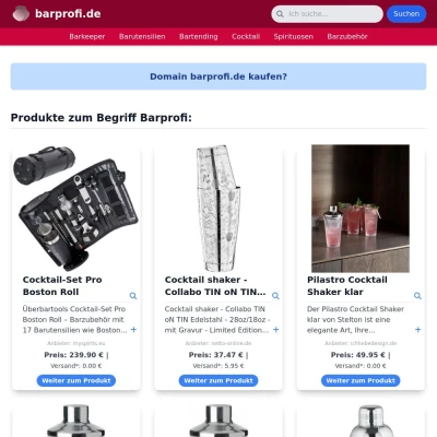 Screenshot barprofi.de