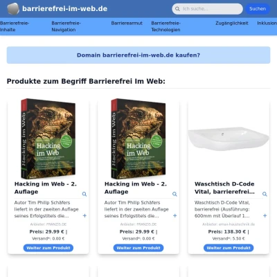 Screenshot barrierefrei-im-web.de