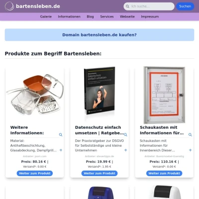 Screenshot bartensleben.de