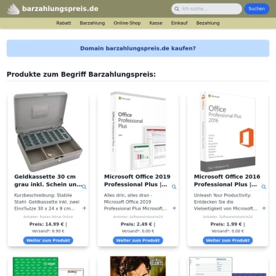 Screenshot barzahlungspreis.de