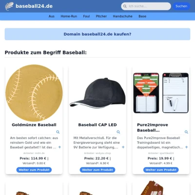 Screenshot baseball24.de