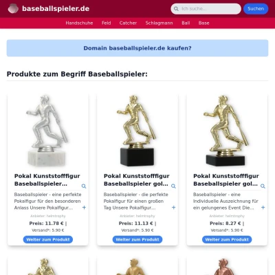 Screenshot baseballspieler.de