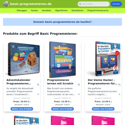 Screenshot basic-programmieren.de