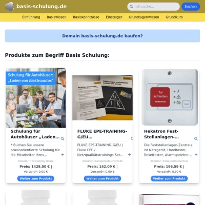 Screenshot basis-schulung.de