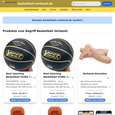 Screenshot basketball-verband.de