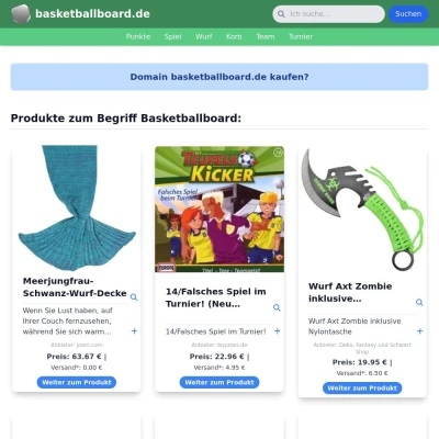 Screenshot basketballboard.de