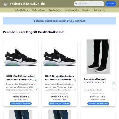 Screenshot basketballschuh24.de