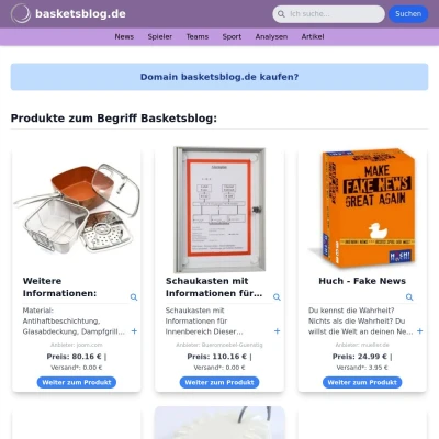 Screenshot basketsblog.de