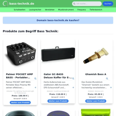 Screenshot bass-technik.de