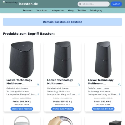 Screenshot basston.de