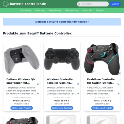 Screenshot batterie-controller.de