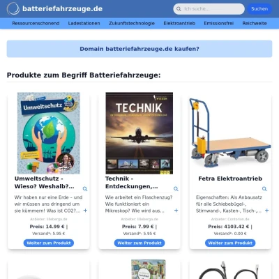 Screenshot batteriefahrzeuge.de