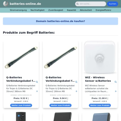 Screenshot batteries-online.de