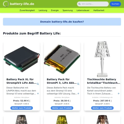 Screenshot battery-life.de