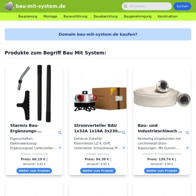 Screenshot bau-mit-system.de