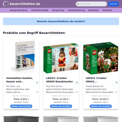 Screenshot bauarchitekten.de