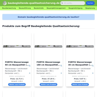 Screenshot baubegleitende-qualitaetssicherung.de