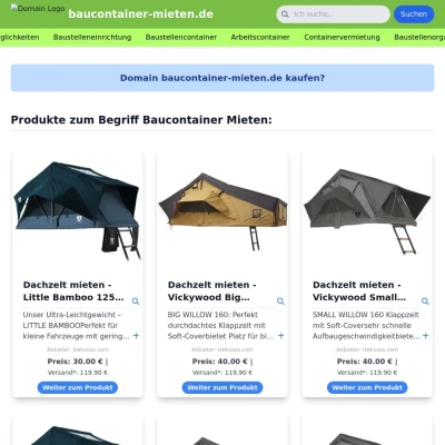 Screenshot baucontainer-mieten.de