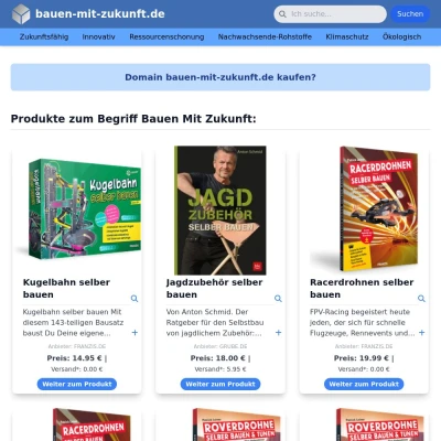 Screenshot bauen-mit-zukunft.de