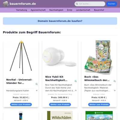 Screenshot bauernforum.de