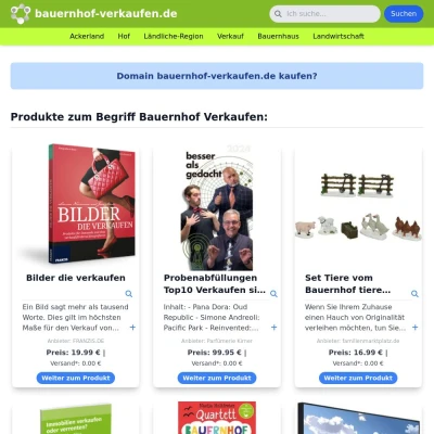 Screenshot bauernhof-verkaufen.de