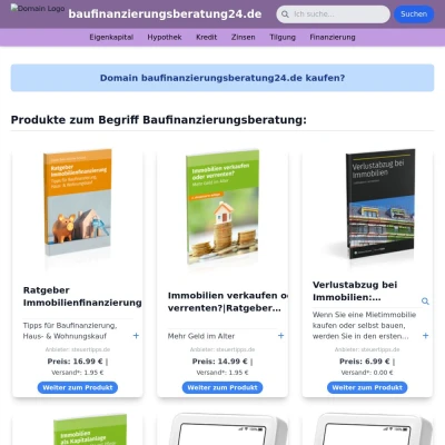 Screenshot baufinanzierungsberatung24.de