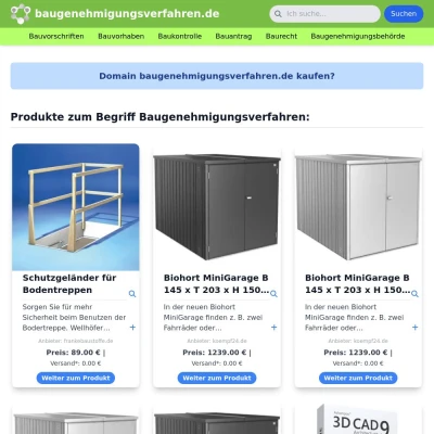 Screenshot baugenehmigungsverfahren.de