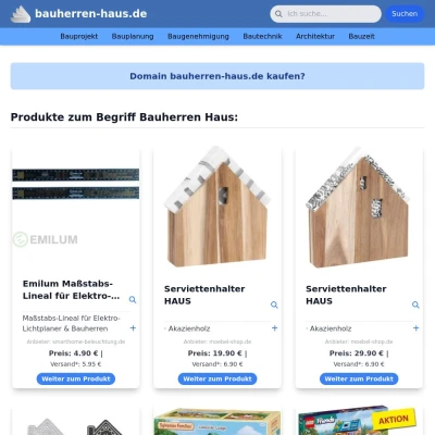 Screenshot bauherren-haus.de