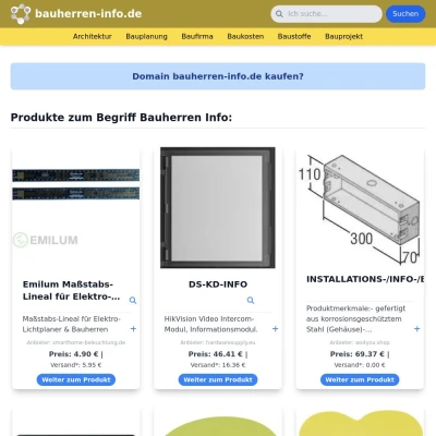 Screenshot bauherren-info.de