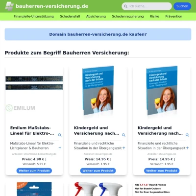 Screenshot bauherren-versicherung.de