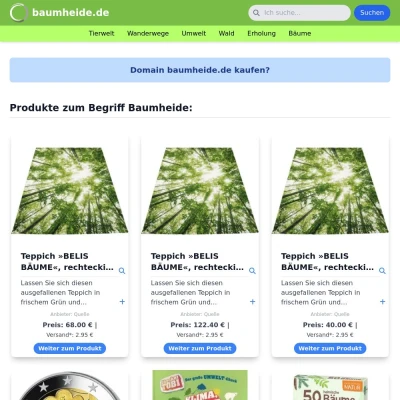 Screenshot baumheide.de