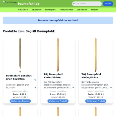 Screenshot baumpfahl.de